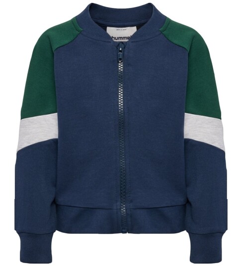 Hummel Hmlmini Loose Block Zip Jacket - Navy - 80