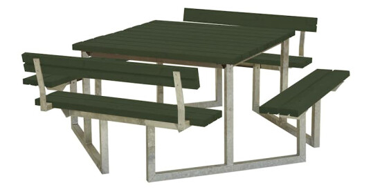 Piknikbord PLUS Twist 204 cm Grønn