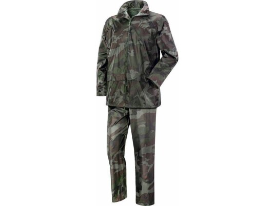 Regnsett Jakke + Camo/Camo Bukse L