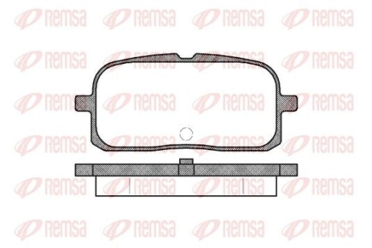 Bremseklosser REMSA 0715.00