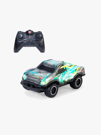 Dickie Toys Radiostyrt Glow Rally Truck Svart Dickie Toys Radiostyrt Glow Rally Truck Svart