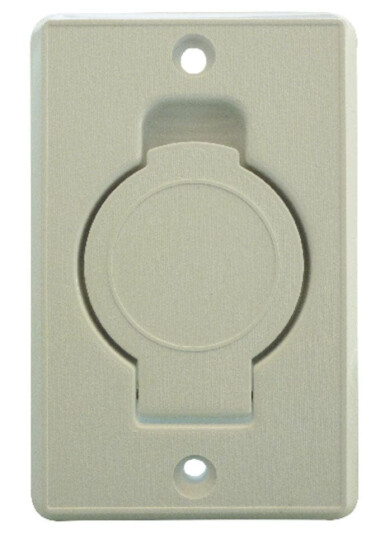 Villavent Sugekontakt Hvit PlastØ51mm