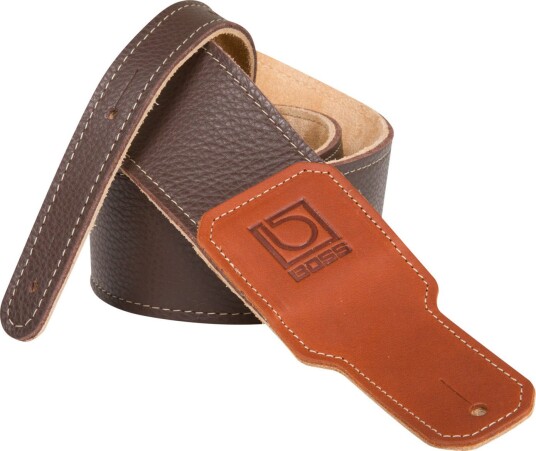 Boss Bsl-25-Brn 2.5" Brun Gitarreim Premium Lær Boss Bsl-25-Brn 2.5" Brun Gitarreim Premium Lær