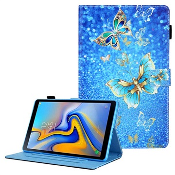 Samsung Galaxy Tab A7 Lite Wonder Series Folio etui Blå Sommerfugl