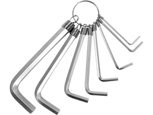 Yato Vinkelskrutrekkersett Type L 8 stk 2-10mm i Krom-vanadium