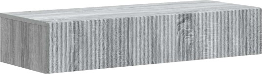 vidaXL Vegghengt Sidebord Grå sonoma 87,5 x 34,5 x 17 cm