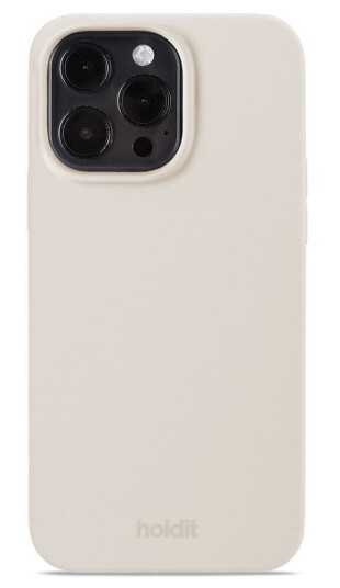 Holdit Iphone 15 Pro Max Deksel Silikon Light Beige