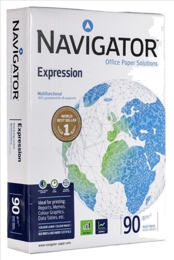 Navigator Expression Laser /Inkjet Utskrift A4 210X297 Mm Matte 90 G/M² Hvit Forest Stewardship Council Fsc Navigator Expression Laser /Inkjet Utskrift A4 210X297 Mm Matte 90 G/M² Hvit Forest Stewardship Council Fsc