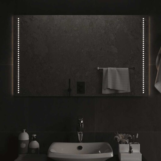 Baderomsspeil med LED 100x60 cm Baderomsspeil med LED 100x60 cm
