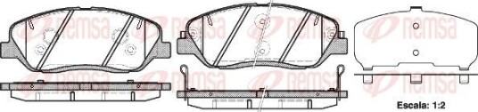 Bremseklosser REMSA 1226.02