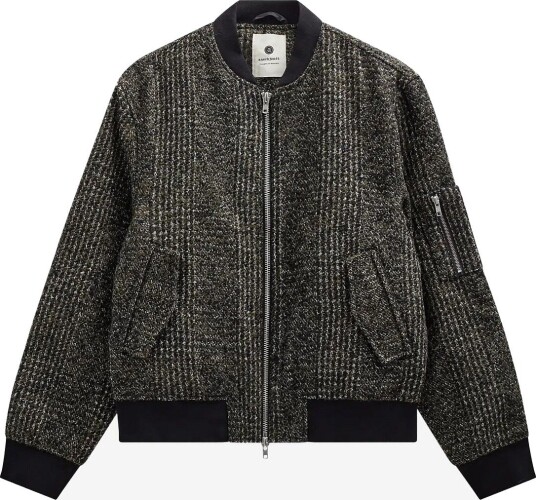 Anerkjendt Akbertie Check Wool Jacket FOREST NIGHT M