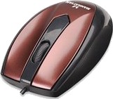 Manhattan Mo1 Ambidekstriøs Optisk Usb Type A 1000 Dpi Bordeaux