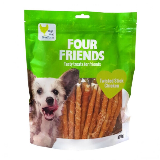 FourFriends Kylling Tyggepinner 12,5 cm - 40 stk Hundesnacks FourFriends Kylling Tyggepinner 12,5 cm - 40 stk Hundesnacks