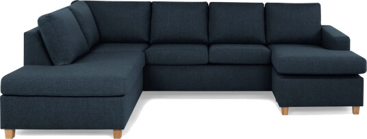 Crazy U sofa Large Divan Høyre Mørkeblå