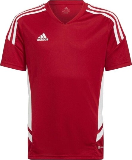 adidas Trenings T Skjorte Condivo 22 Rød/Hvit Barn størrelse 128 cm