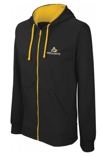 Prolights hoodie Sort. Størrelse M