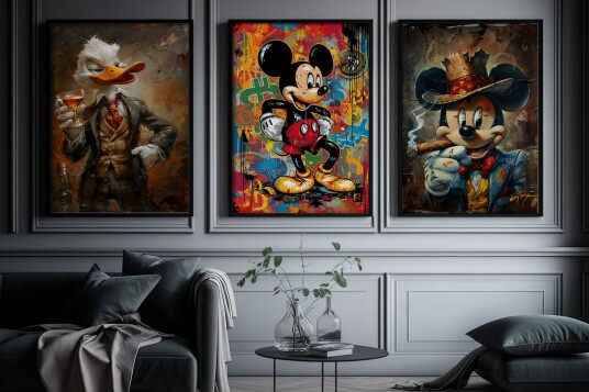 Plakat Whimsical Characters / Sett med 3 Plakat Whimsical Characters / Sett med 3