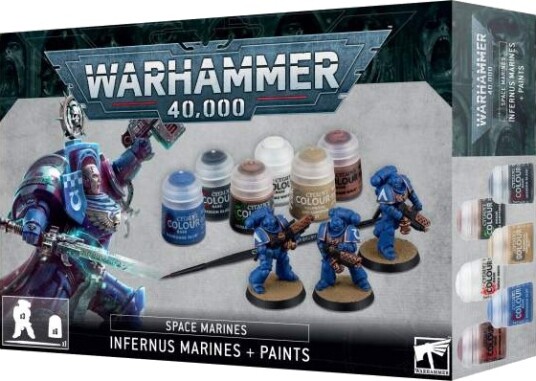 Warhammer 40.000 - Space Marines Infernus Marines + Paints