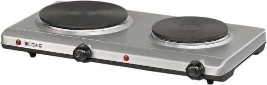 Eltac EK29 Dobbel Kokeplate 2500 W Stål 220029