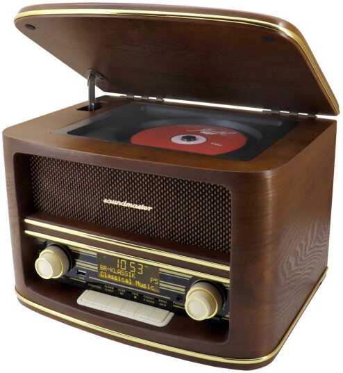 Soundmaster NR961 Retro CD Stereoanlegg med DAB+ og Bluetooth