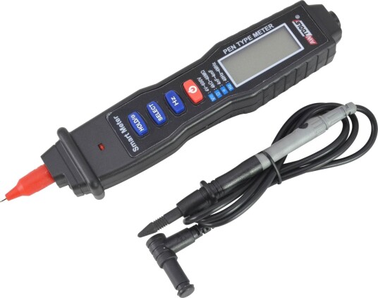 AWTools Multimeter Full-Smart Ac/Dc 600 v, Kapasitet 4mF, Frekvens 4 mhz, Ncv-Funksjon