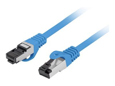 Lanberg Koblingskabel Rj-45 Hann Til Rj-45 Hann 1 M 6.2 Mm S/Ftp Cat 8.1 Halogenfri Strandet Kobber Uten Hindringer Formstøpt Blå