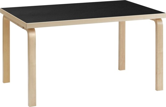 artek 82B Spisebord 85x135 Sort Laminert Bjørk artek 82B Spisebord 85x135 Sort Laminert Bjørk