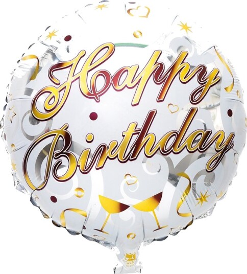 Happy Birthday Folieballong 44 cm 117254
