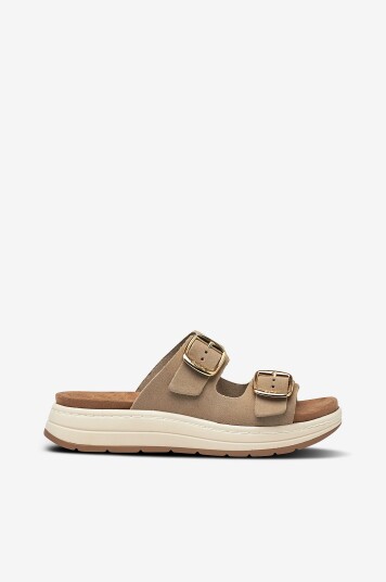 Scholl Sandaler Scilla 2 Buckels Beige Scholl Sandaler Scilla 2 Buckels Beige