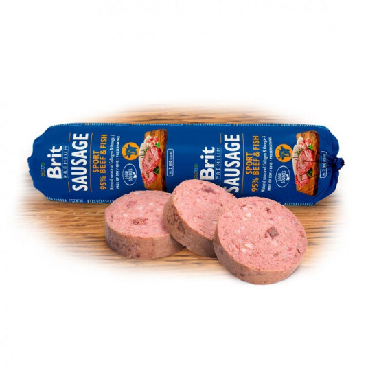 Brit Premium Kjøttpølsear Biff & Fisk Sport