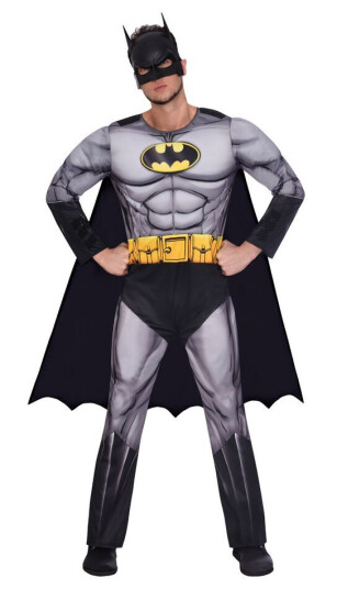 DC Comics Batman Klassisk Karnevalskostyme DC Comics Batman Klassisk Karnevalskostyme