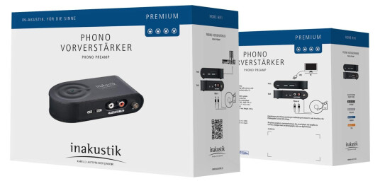 Platespillerforsterker med USB - Premium - In-akustik
