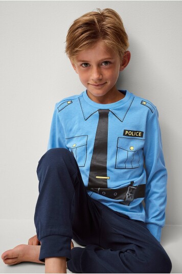 Ellos Collection   Pyjamas Thomas   Blå