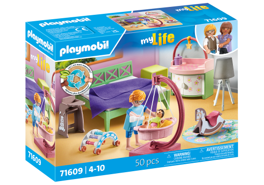 Playmobil My Life Sleeping Room with Baby Play Corner