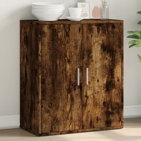 Skjenk røkt eik 60x31x70 cm konstruert tre 8721012493636