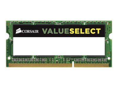Corsair Value Select - DDR3 - modul - 4 GB - SO DIMM 204-pin - 1600 MHz / PC3-12800 - ikke-bufret