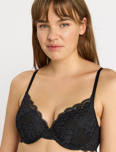 Lindex Bra Lilja Iris Lace Black D x 85 Lindex Bra Lilja Iris Lace Black D x 85