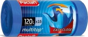 Søppelposer Paclan Multitop 120 L 15 Stk. 134900