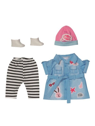Zapf Creation DUKKEKLÆR - BABY JEANSKJOLE 43 CM