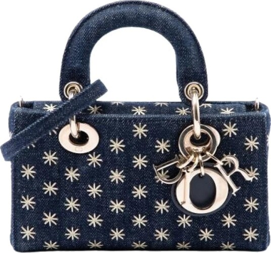 Dior Vintage Dame Pre owned Blå ONE SIZE,