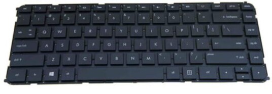 HP Keyboard  ISK/PT BLK/NSV BL W8