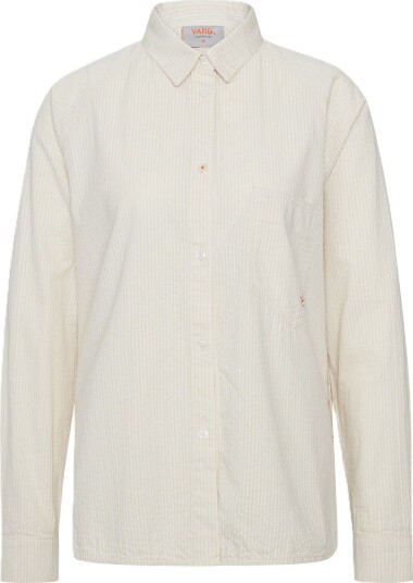 Varg Women"s Haväng Summer Shirt Oat And White XL Varg Women"s Haväng Summer Shirt Oat And White XL