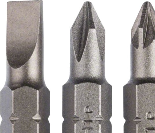 Bosch Tilbehør 2609255974 Bitsett 3 Deler: Sporskrue, Phillips Kryss, Pozidriv Kryss Bosch Tilbehør 2609255974 Bitsett 3 Deler: Sporskrue, Phillips Kryss, Pozidriv Kryss