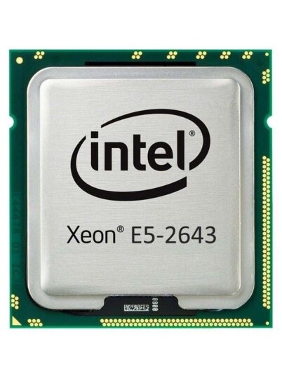 HP Intel Xeon E5-2643 / Processor Prosessor/CPU - 4 kjerner - 3.3 GHz - Intel LGA2011 -