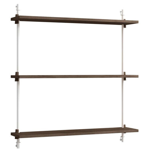 Moebe wall shelving ws.85.1 R?kt eik-hvit