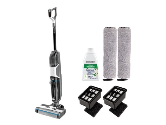 Bissell Crosswave Hf3 Pro 3641N  Støvsuger  Pinne  Uten Pose  Uten Kabel  Svart Hvit