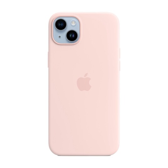 Apple iPhone 14 Plus Silicone Case with MagSafe - Chalk Pink Apple iPhone 14 Plus Silicone Case with MagSafe - Chalk Pink