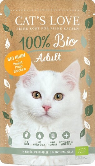 Cat'S Love Våtfôr Økologisk Øko Kylling 12 X 100 G Cat'S Love Våtfôr Økologisk Øko Kylling 12 X 100 G