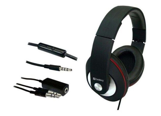 Sandberg Play'n Go Headset - Svart Sandberg Play'n Go Headset - Svart