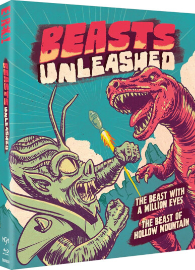 Beasts Unleashed The beast With A Million Eyes / The Beast Of Hollow Mountain Limited Edition Blu Bluray
